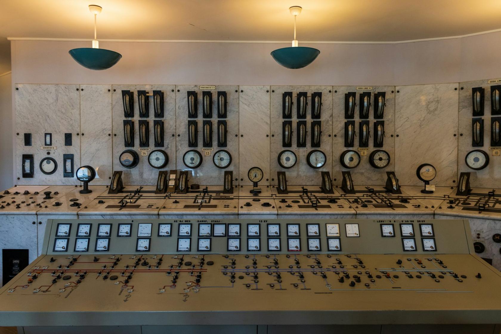 Industrial control room panels